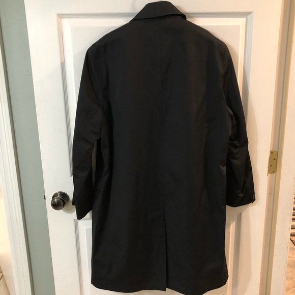 Turnbury Black Trench/Rain Coat Sz 42R - Picture 2 of 8
